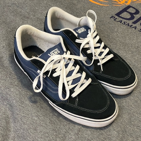 Black and blue Men’s Vans - Picture 1 of 3